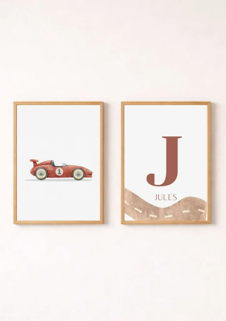 affiche-chambre-enfant-vehicules-fusee-prenom-personnalisee.webp