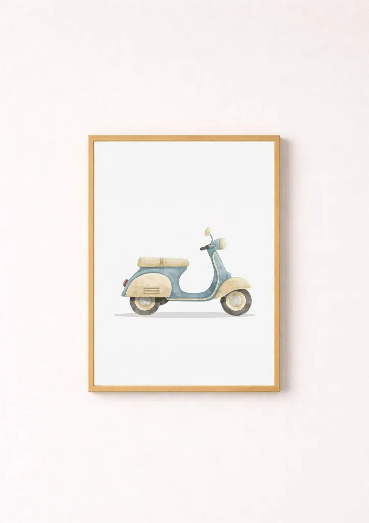 affiche-chambre-enfant-vespa.webp