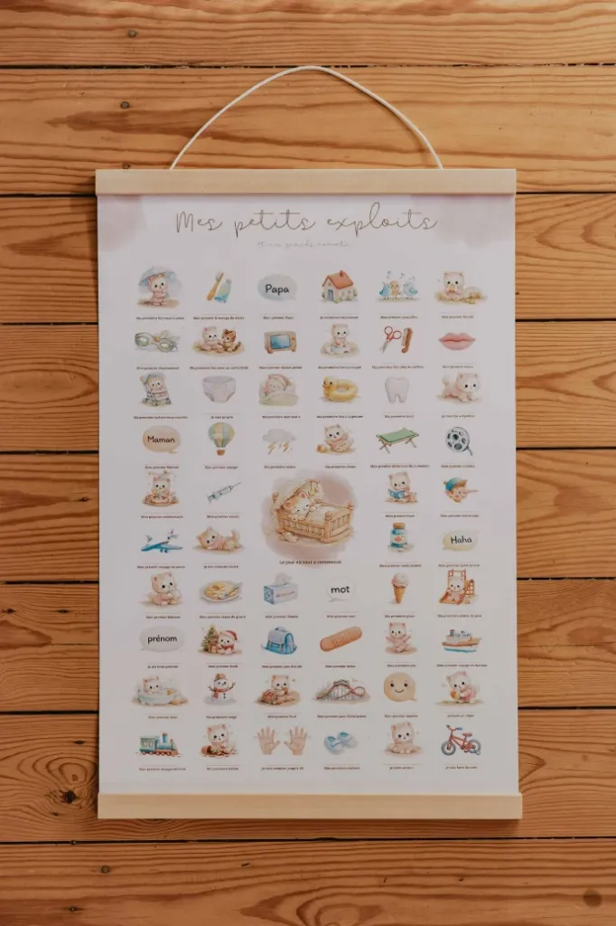 Mes petits exploits - Chat (30 x 40 cm)