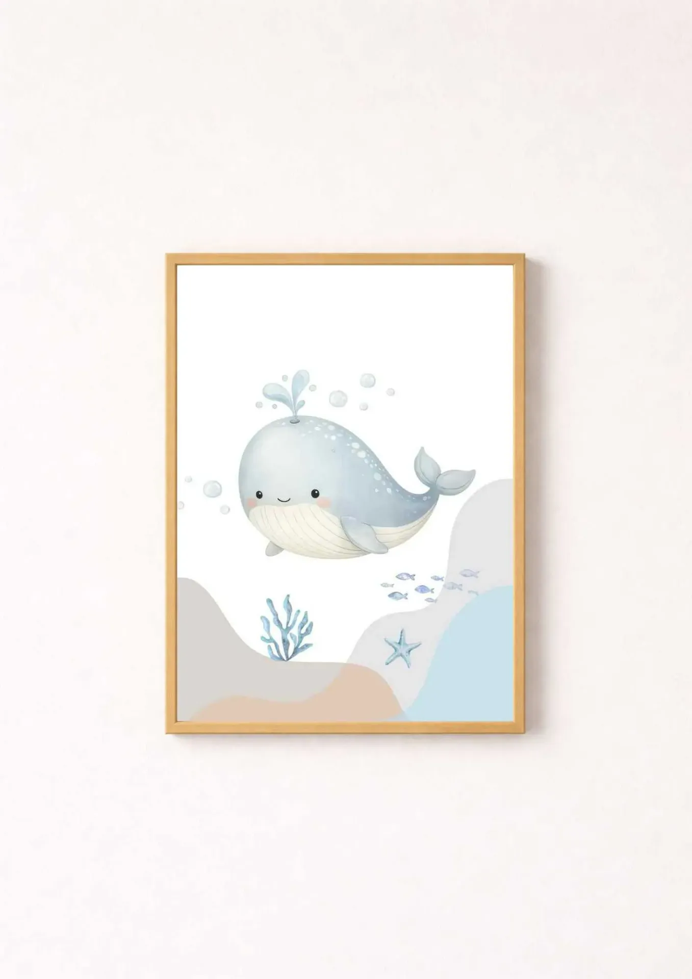 Affiche murale - Baleine