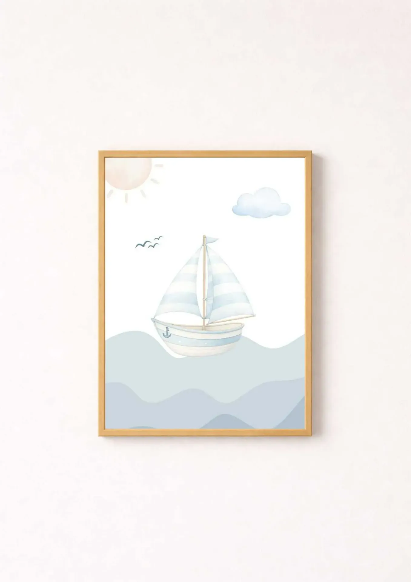 Affiche murale - Bateau
