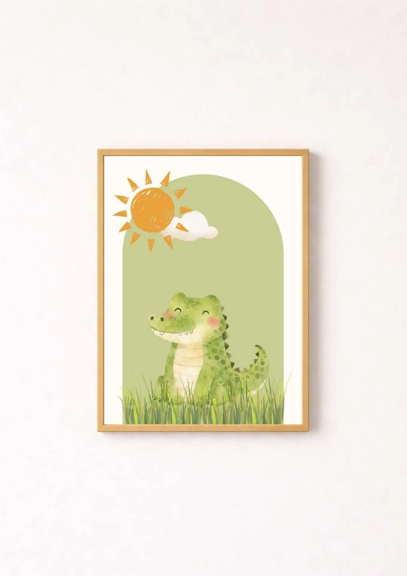 Affiche murale - Crocodile