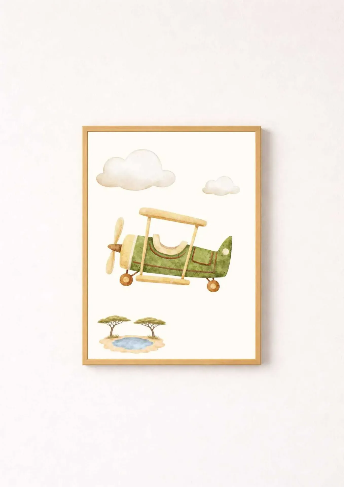 Affiche murale - Avion - S