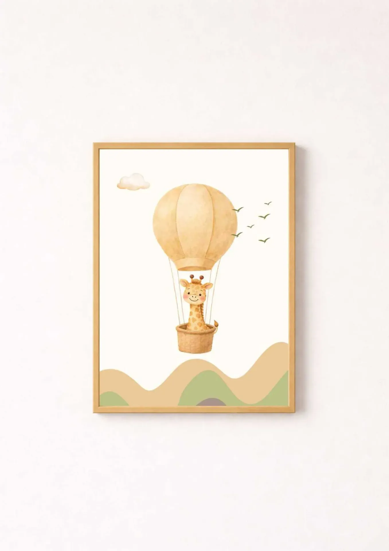 Affiche murale - Montgolfière