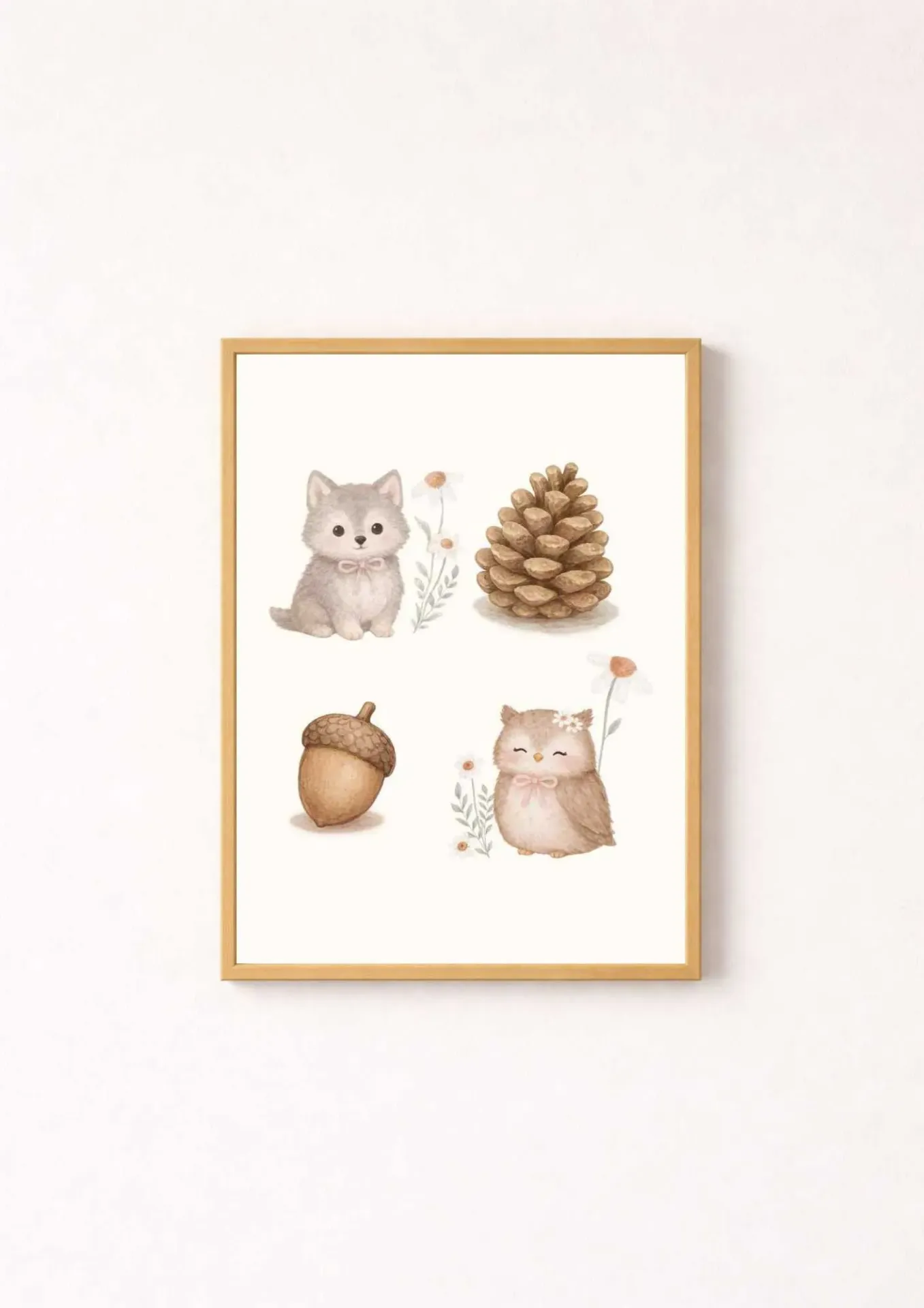 Affiche murale - Chouette