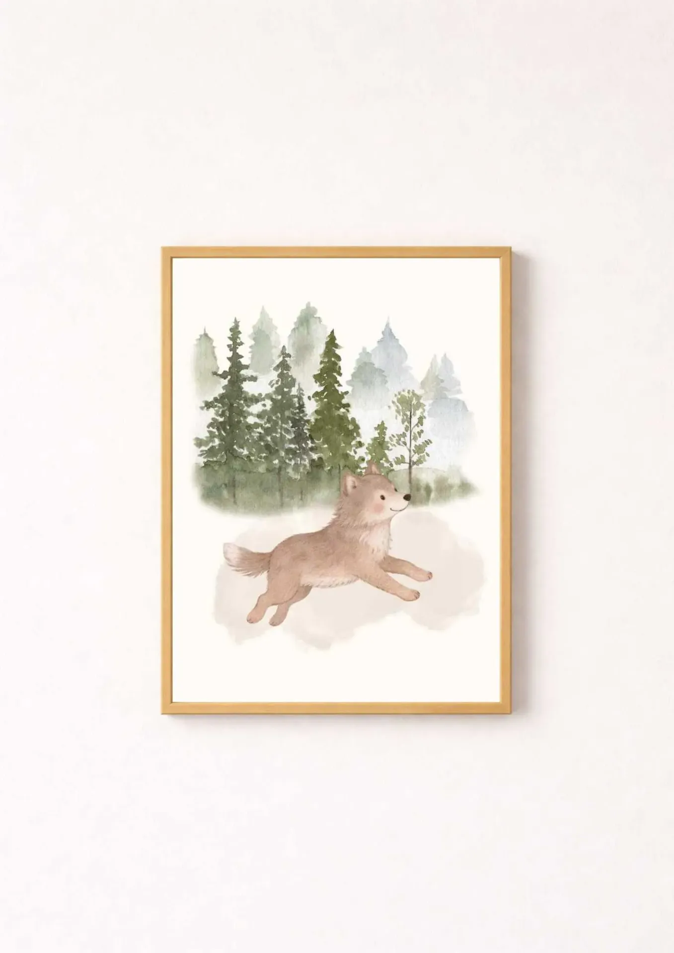 Affiche murale - Loup