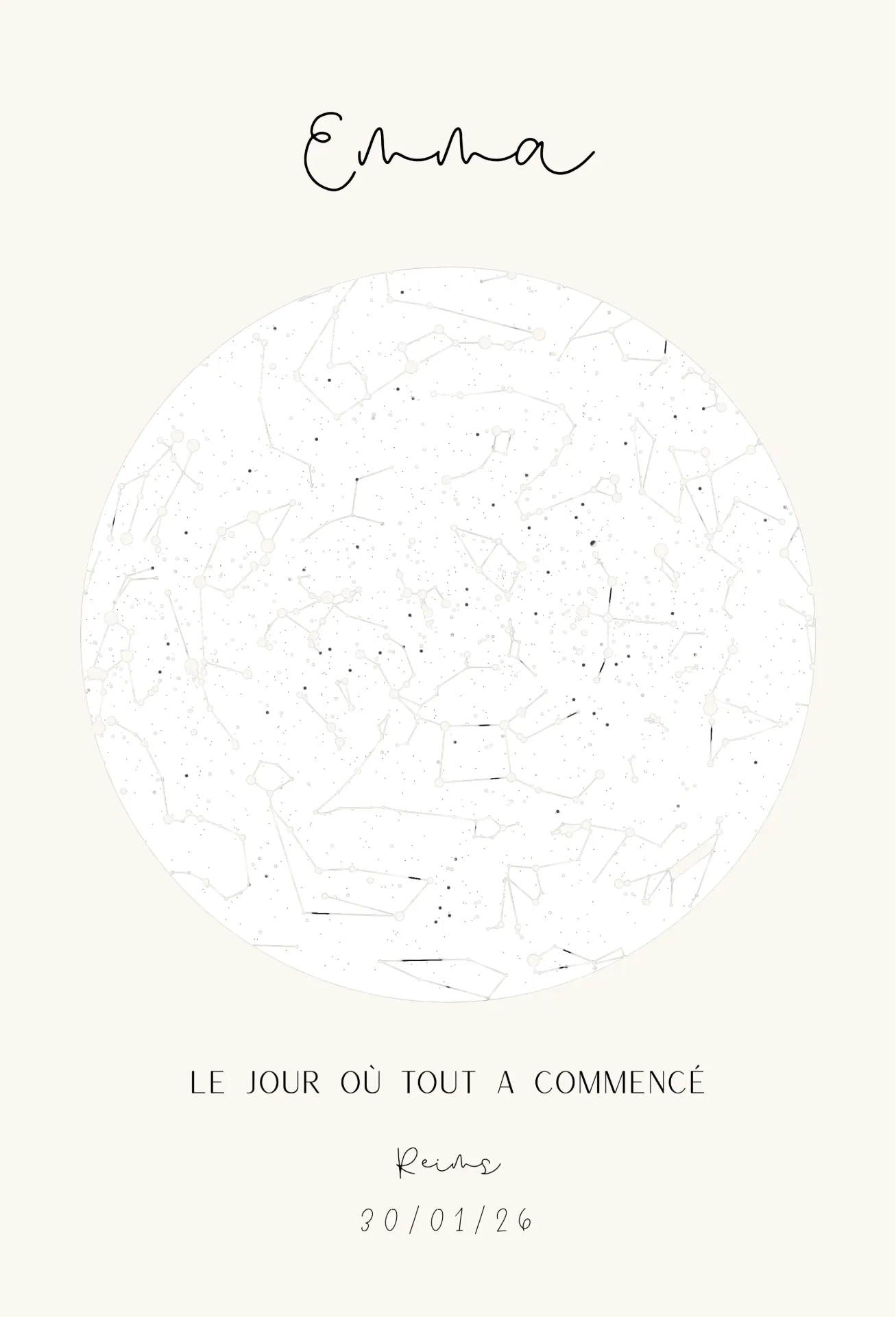 Mon ciel à moi - sur mesure (30 x 40 cm, Visibles)