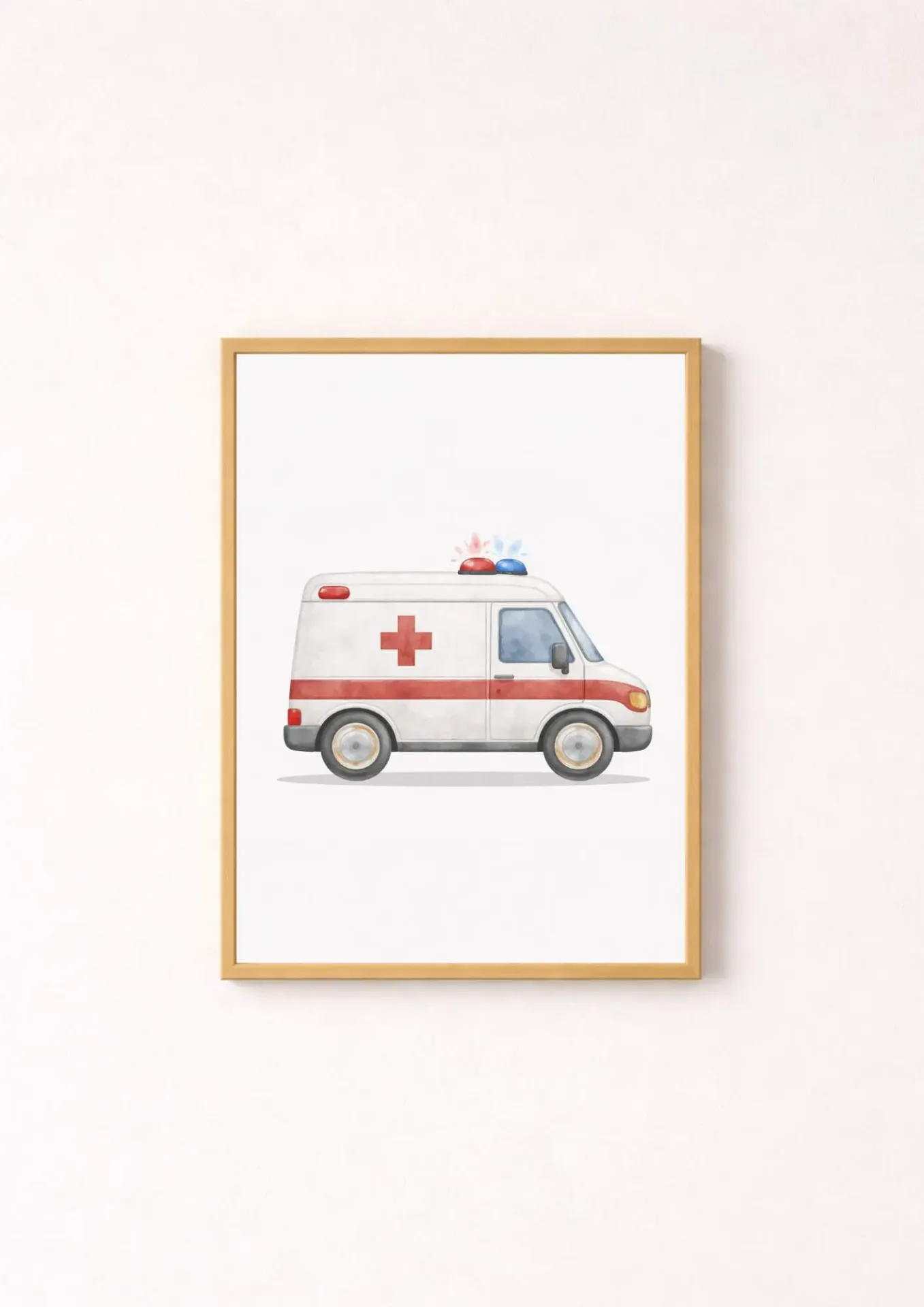 Affiche murale - Ambulance