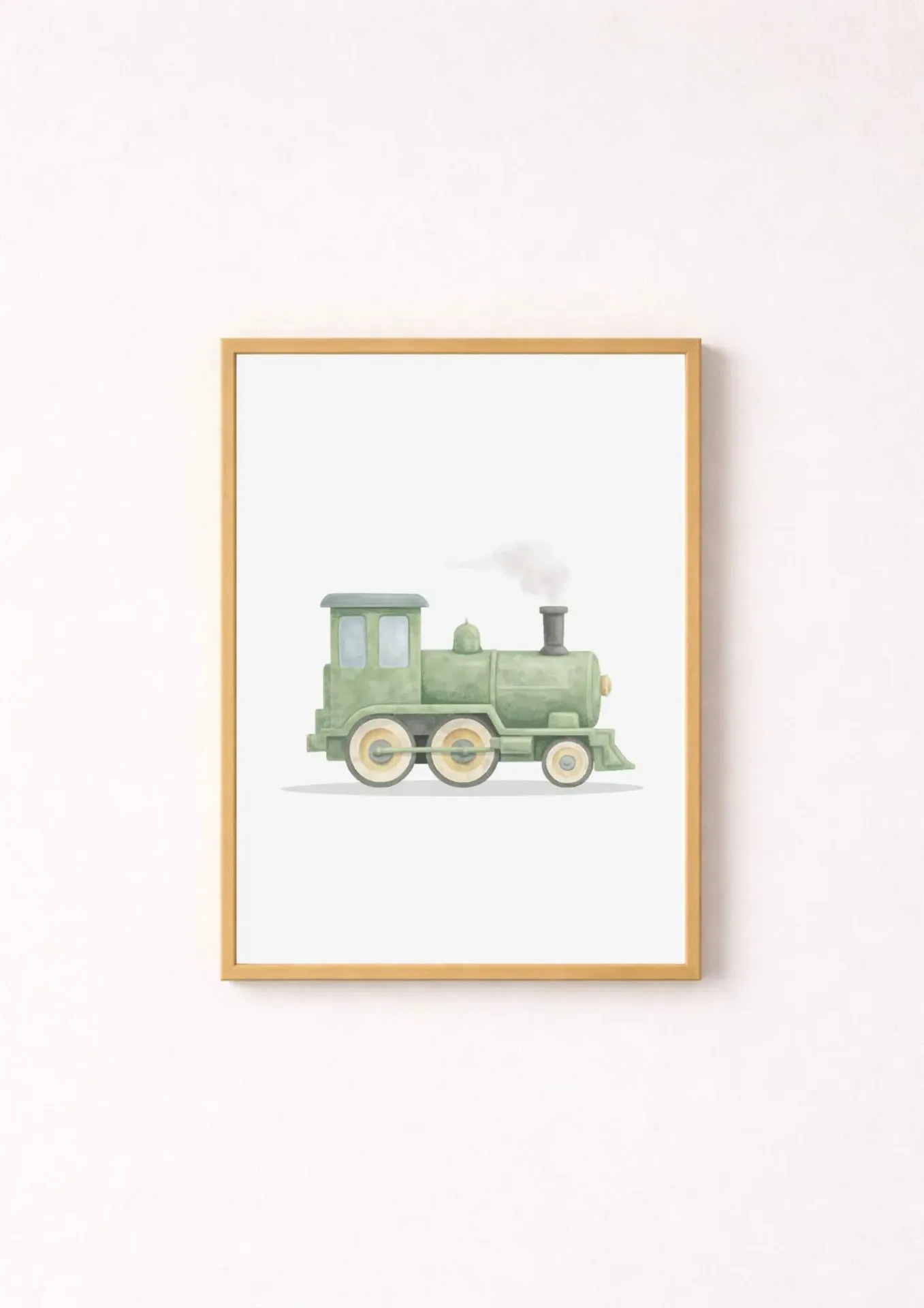 Affiche murale - Locomotive