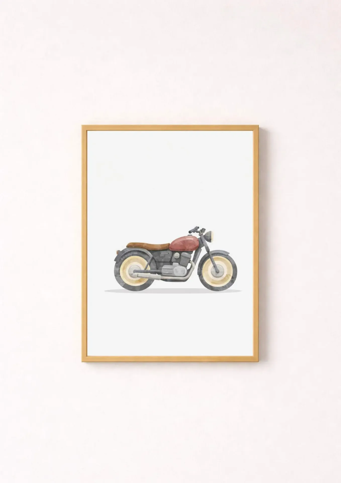 Affiche murale - Moto