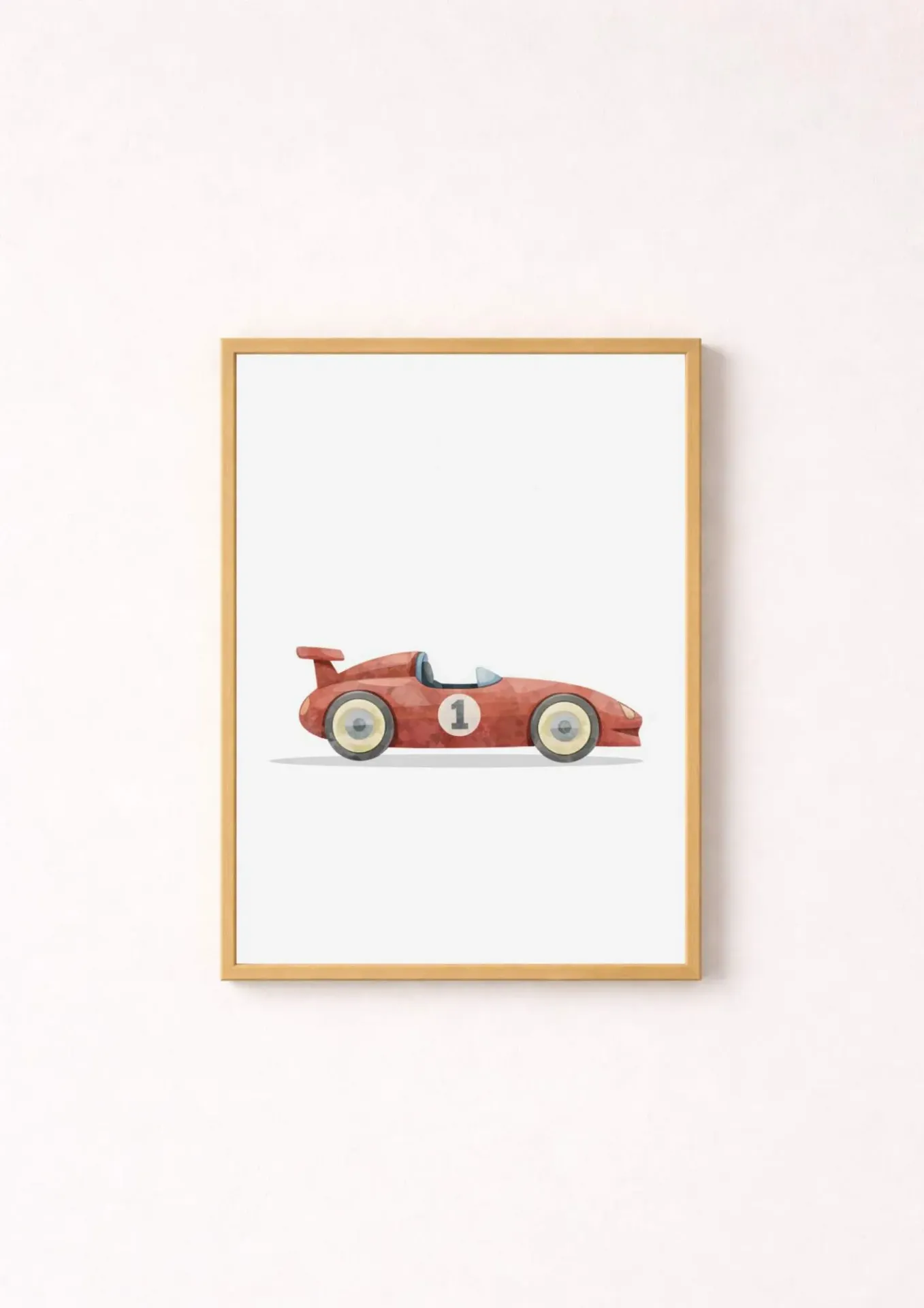 Affiche murale - Voiture course